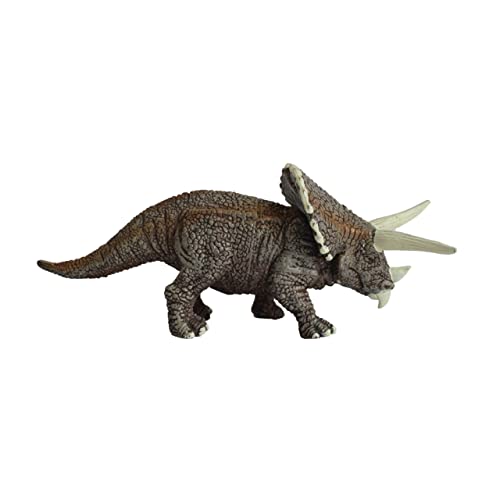 Mini Animal Adventure Replica - Triceratops von Deluxebase Mini-Dinosaurier-Figuren, die ein ideales prähistorisches Tierspielzeug für Kinder sind von Deluxebase