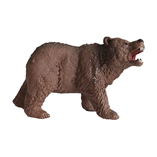 Mini-Tier-Abenteuer-Nachbildung – Brauner Bär von Deluxebase Kleine realistische Spielfigur, die ein ideales Waldtierspielzeug für Kinder ist von Deluxebase