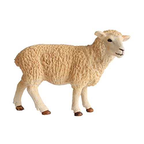 Mini-Tier-Abenteuer-Nachbildung – Schaf von Deluxebase Kleine realistische Spielfigur, die ein ideales Spielzeug für Kinder im Bauernhoftier ist von Deluxebase