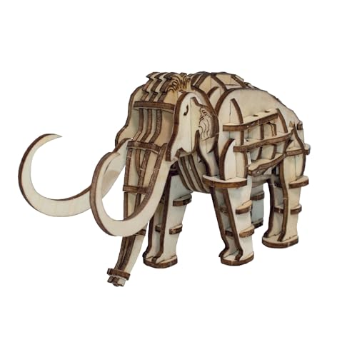 Öko 3D Holzpuzzle - Mammoth von Deluxebase DIY Holzmodell Bastelset für Jungen und Mädchen aus nachhaltigem Holz Öko 3D Holzpuzzle - Mammoth von Deluxebase DIY Holzmodell Bastelset für Jungen und Mädchen aus nachhaltigem Holz von Deluxebase