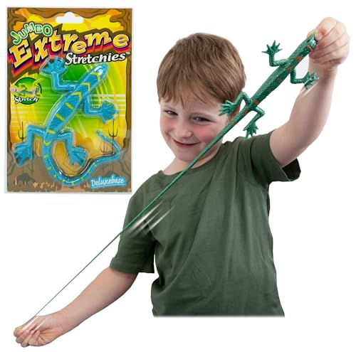 Deluxebase Dehnbare Eidechse Jumbo Extreme Lizard - nach Zufall von Deluxebase