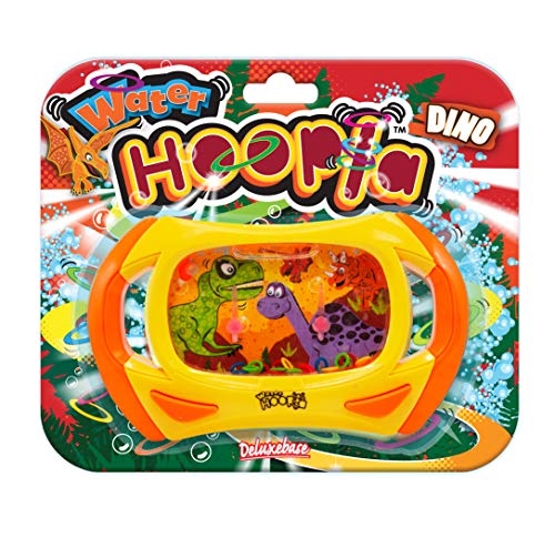 Wasser Hoopla - Dinosaurier von Deluxebase. Jurassisches Retro Wasserhandspiel. Ringwurf Arkade Handspiel für Kinder und Erwachsene von Deluxebase