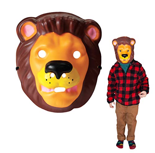 Wild Faces - Deluxebase Löwe Kindermasken aus sicherem Schaumstoff von Deluxebase