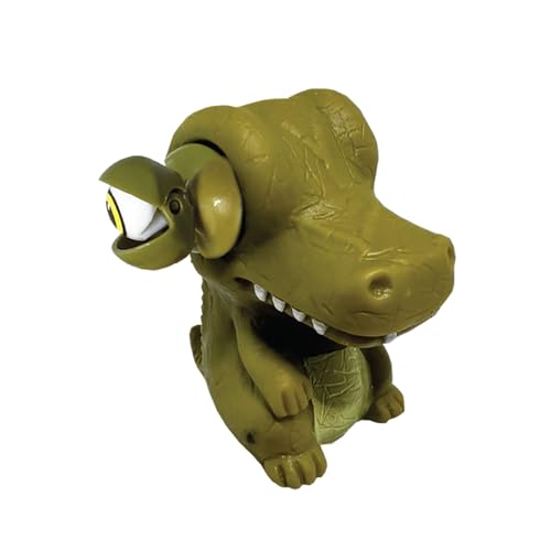 Wild Winkers - Alligator von Deluxebase. Squeeze Toy Krokodil mit Popping Eyes. Stress Zappelspielzeug für Erwachsene und Kinder. Squishy Toy Tierfiguren für Kinder. von Wild Winkers