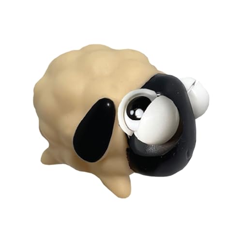 Deluxebase Wild Winkers - Schaf Squeeze Toy Schaf mit Popping Eyes. Stress-Zappelspielzeug für Erwachsene und Kinder. Squishy Toy Tierfiguren für Kinder. von Wild Winkers