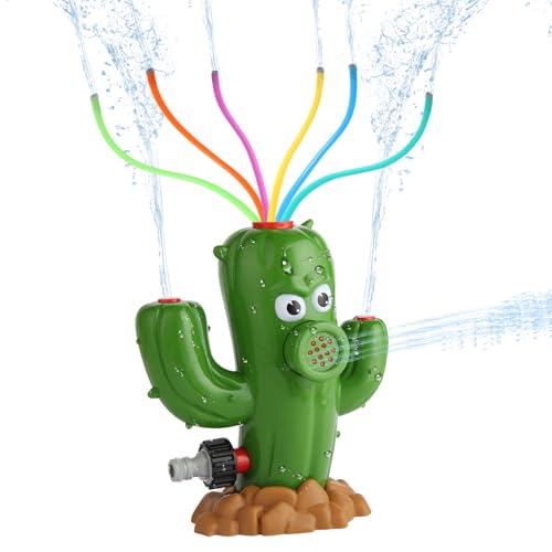 Delycazy Wasserspielzeug für Kinder, Outdoor Kaktus Wassersprinkler Wasserspritz Wasserspiel Gartenspielzeug Sprinkler Spiele für Jungen Mädchen ab 3 4 5 6 7 8 Jahre Delycazy Wasserspielzeug für Kinder, Outdoor Kaktus Wassersprinkler Wasserspritz Wasserspiel Gartenspielzeug Sprinkler Spiele für Jungen Mädchen ab 3 4 5 6 7 8 Jahre von Delycazy