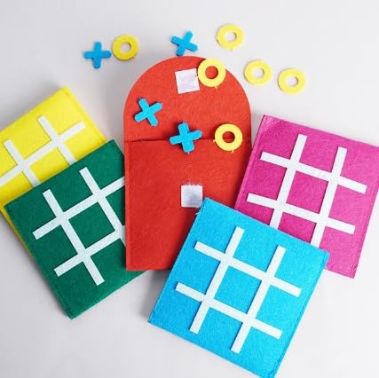 Demarsen 24 Stück Tic Tac Toe Spiel,Filz Tic Tac Mini,Bunt Tic Tac Town Spiel,Lernspielzeug Geeignet für Geburtstag, Kindertag,Zuhauser, Schule Demarsen 24 Stück Tic Tac Toe Spiel,Filz Tic Tac Mini,Bunt Tic Tac Town Spiel,Lernspielzeug Geeignet für Geburtstag, Kindertag,Zuhauser, Schule von Demarsen