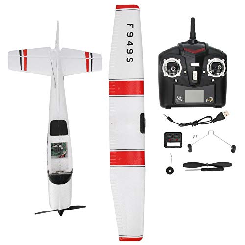 Demeras RC-Flugzeugfernbedienungsgleiter 2,4 GHz 3-Kanal Micro RC-Flugzeugfernbedienung Festflügel für CESSNA-182 Toy von Demeras