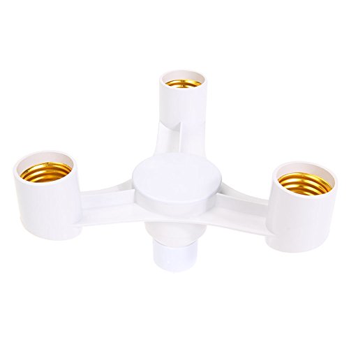 Demiawaking 3 In 1 E27 zu 3 E27 Sockel Splitter LED-Licht Lampenfassung Adapter Halter Demiawaking 3 In 1 E27 zu 3 E27 Sockel Splitter LED-Licht Lampenfassung Adapter Halter von Demiawaking