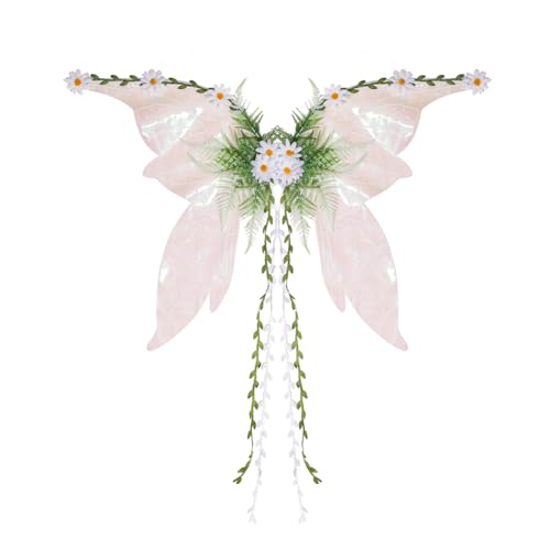 Halloween Kostüm Damen, Karneval Feen Kostüm, Karneval Kostüm Damen, Halloween Deko, Elf Cosplay Flügel für Erwachsene, Damen, Mädchen, Engelsflügel, Feenflügel, Geburtstag Party-Requisite (Weiss) Halloween Kostüm Damen, Karneval Feen Kostüm, Karneval Kostüm Damen, Halloween Deko, Elf Cosplay Flügel für Erwachsene, Damen, Mädchen, Engelsflügel, Feenflügel, Geburtstag Party-Requisite (Weiss) von Demiawaking