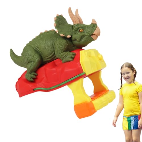 Demsyeq Spritzwasserspielzeug, Wassersauger für Kinder - Dinosaurier-Delfin-Shooter-Kinder-Soaker-Spritzspielzeug - Pump Action Outdoor Squirt für Kinder, interaktives Wasserspielzeug mit großer von Demsyeq