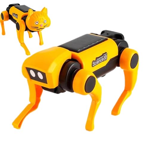 Solarroboter-Hundebausatz, Spielzeug, Bauroboter-Hund für Kinder,Smart Robotics Hundeset - Intelligentes Roboter-Hundespielzeug, solarbetriebenes Robotik-Kit für Programmierer, Entwickler, Studenten von Demsyeq