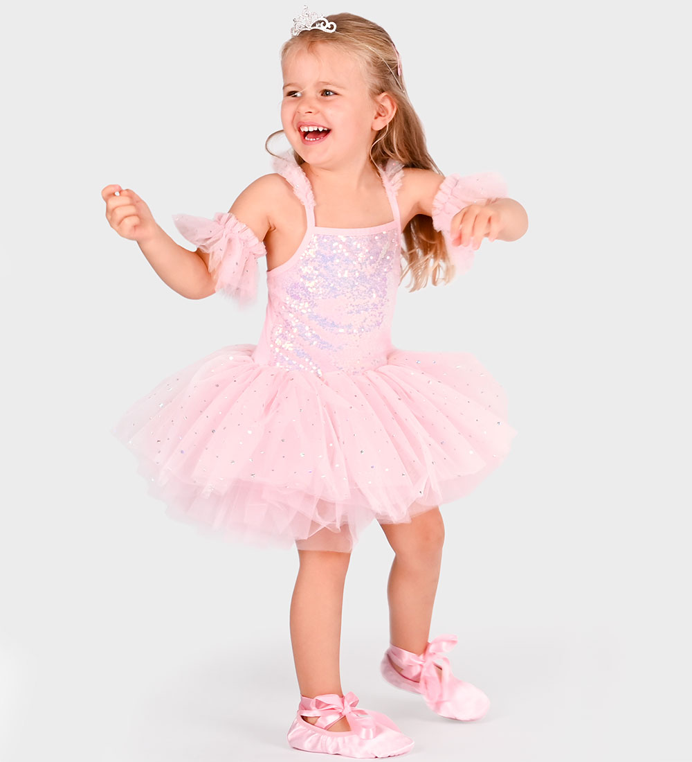 Den Goda Fen - Ballerina-Set mit Doll Streichholz-Set - Pink - Den Goda Fen - 4-6 Jahre (104-116) - Kostüme von Den Goda Fen