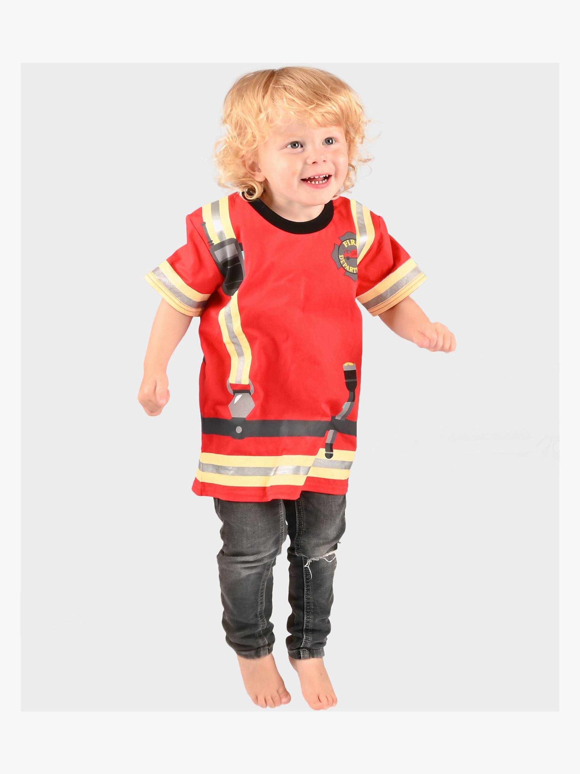 Den Goda Fen Feuerwehrmann T-Shirt, 110-116 Den Goda Fen Feuerwehrmann T-Shirt, 110-116 von Den Goda Fen