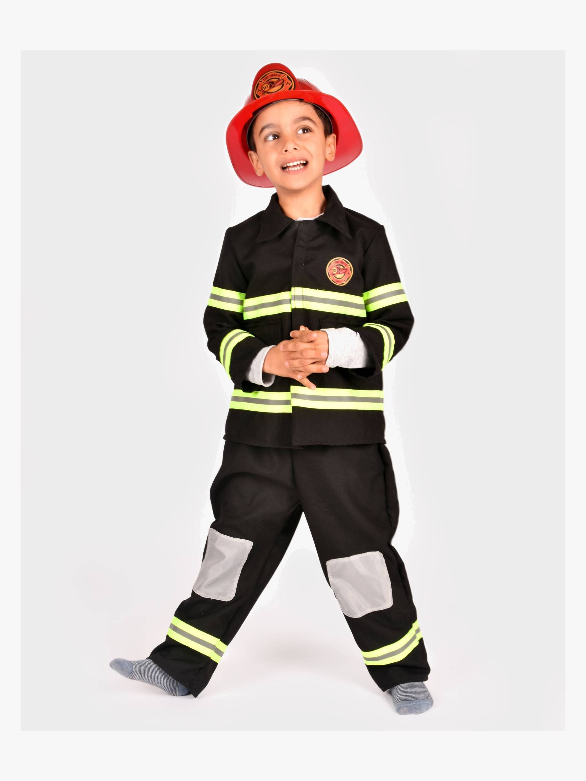 Den Goda Fen Kostüm Feuerwehr-Set 110-116 cm, Dunkelblau Den Goda Fen Kostüm Feuerwehr-Set 110-116 cm, Dunkelblau von Den Goda Fen