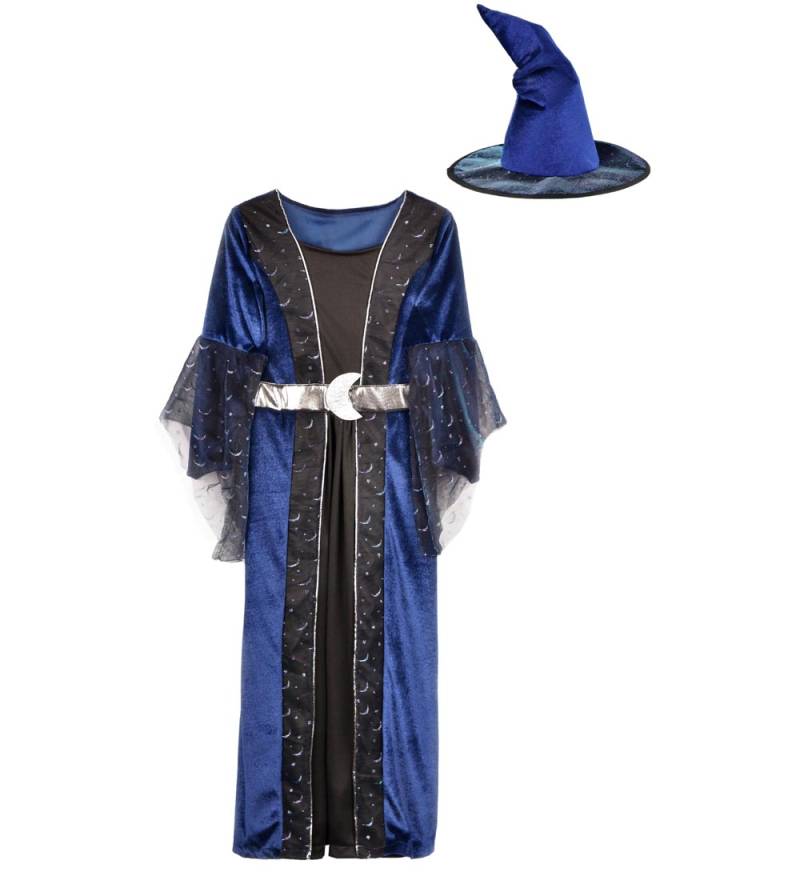 Den Goda Fen Kostüm - Heks m. Hexenhat - Navy/Schwarz - Den Goda Fen - 4-5 Jahre (104-110) - Kostüme von Den Goda Fen