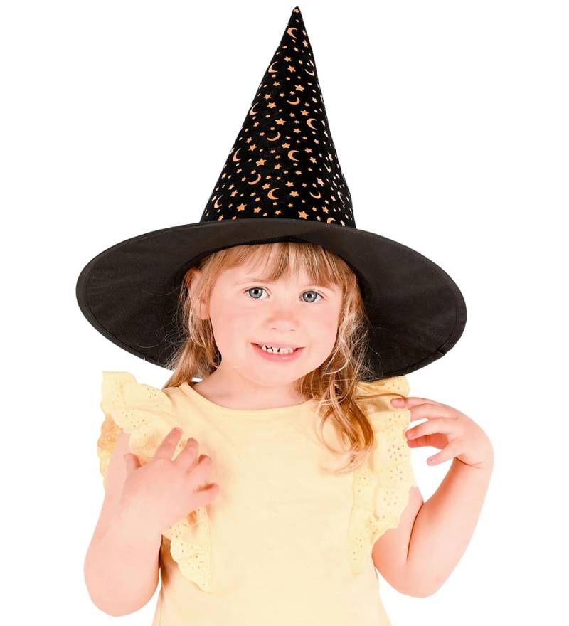 Den Goda Fen Kostüm - Hexenhat - Gold Sterne Ente Mond - Den Goda Fen - One Size - Kostüme Den Goda Fen Kostüm - Hexenhat - Gold Sterne Ente Mond - Den Goda Fen - One Size - Kostüme von Den Goda Fen