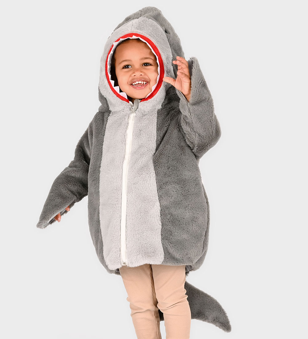 Den Goda Fen Kostüm - Jacke Shark - Grau - Den Goda Fen - 2-4 Jahre (92-104) - Kostüme von Den Goda Fen