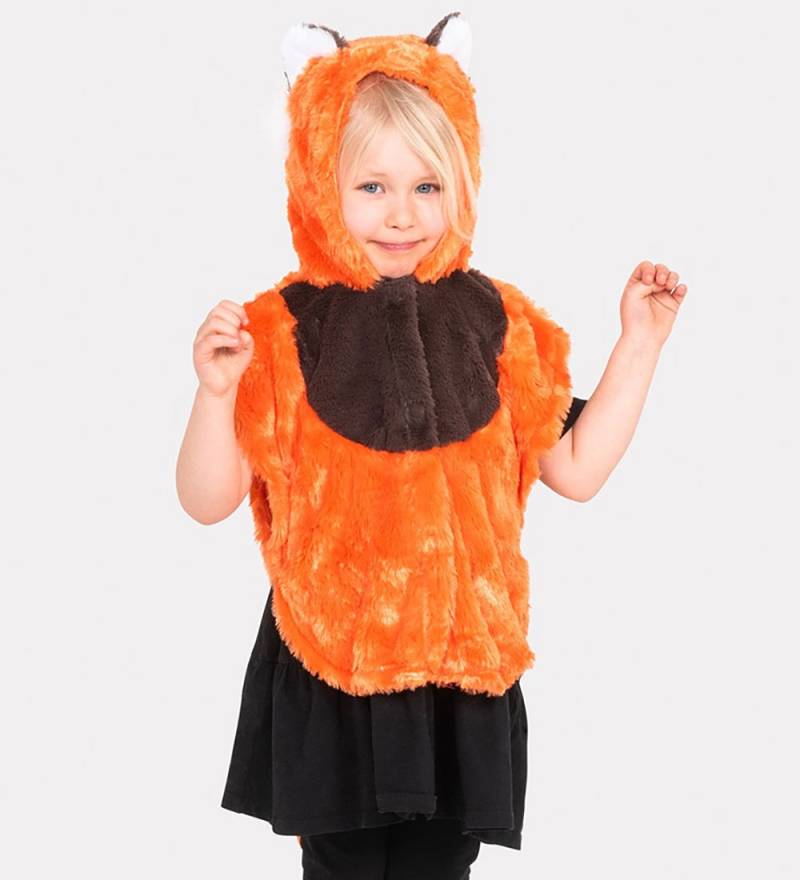 Den Goda Fen Kostüm - Mini Kap-Roter Panda - Orange - Den Goda Fen - 1-4 Jahre (80-104) - Kostüme von Den Goda Fen