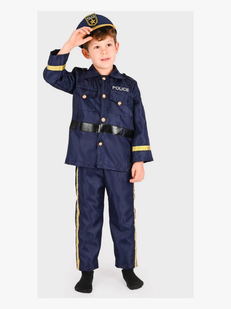 Den Goda Fen Kostüm Polizei 110-116 cm, Dunkelblau Den Goda Fen Kostüm Polizei 110-116 cm, Dunkelblau von Den Goda Fen