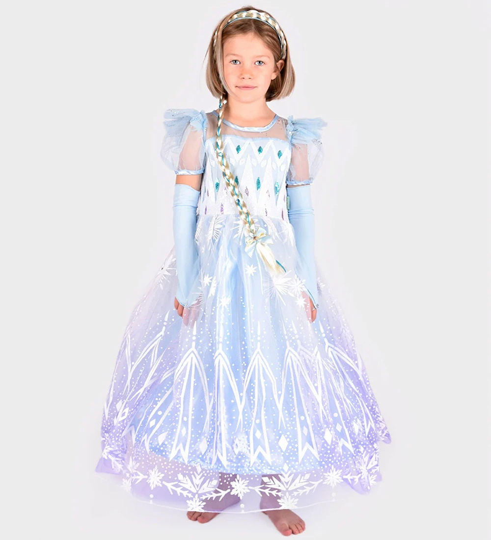 Den Goda Fen Kostüm - Prinzessin Kleid - Die Eiskönigin - Den Goda Fen - 2-4 Jahre (92-104) - Kostüme von Den Goda Fen