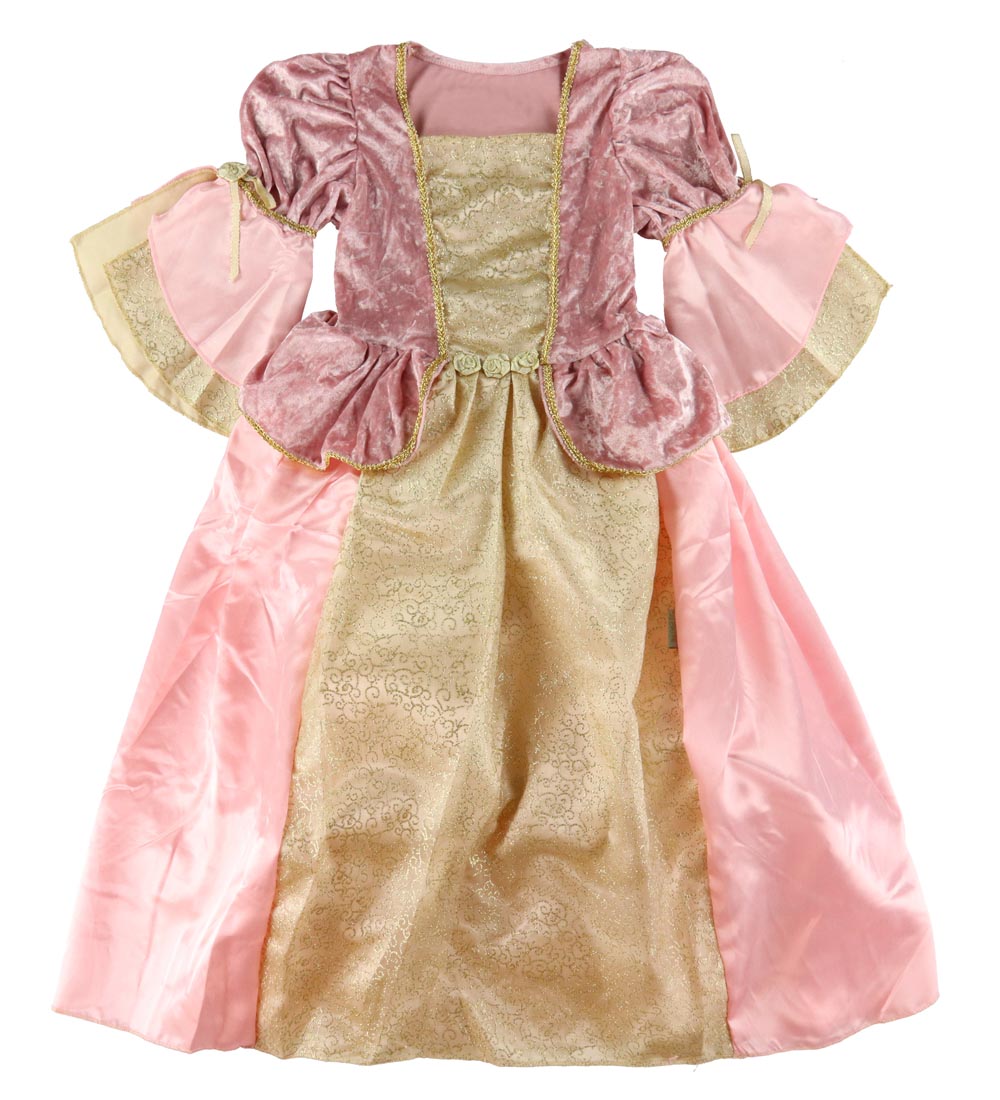 Den Goda Fen Kostüm - Prinzessin - Rosa/Gold - Den Goda Fen - 9-10 Jahre (134-140) - Kostüme von Den Goda Fen