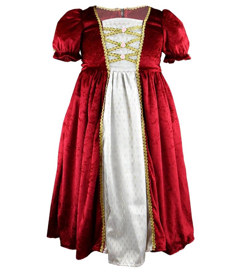 Den Goda Fen Kostüm - Prinzessinnenkleid - Rot - Den Goda Fen - 4-5 Jahre (104-110) - Kostüme von Den Goda Fen