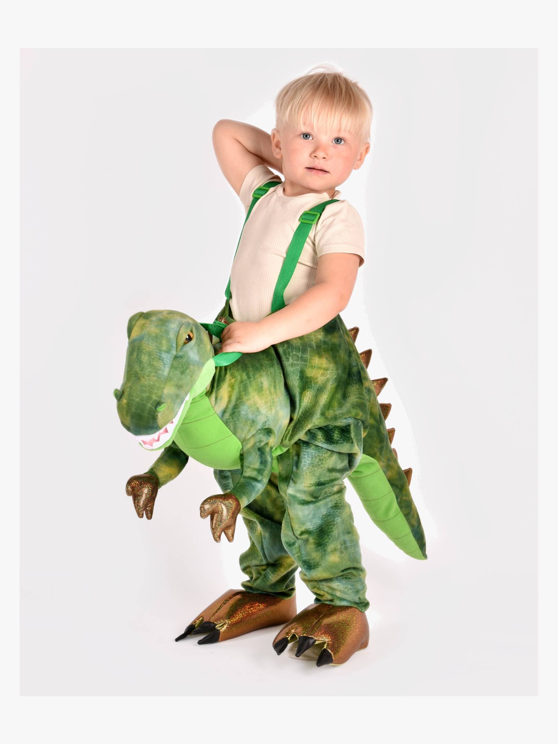 Den Goda Fen Kostüm Ride-on Dinosaurier, Grün Den Goda Fen Kostüm Ride-on Dinosaurier, Grün von Den Goda Fen