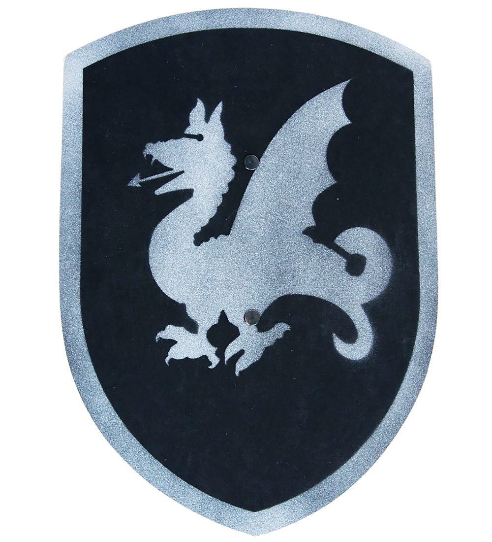 Den Goda Fen Kostüm - Ritterschild - Schwarz/Silber - Den Goda Fen - One Size - Kostüme Den Goda Fen Kostüm - Ritterschild - Schwarz/Silber - Den Goda Fen - One Size - Kostüme von Den Goda Fen