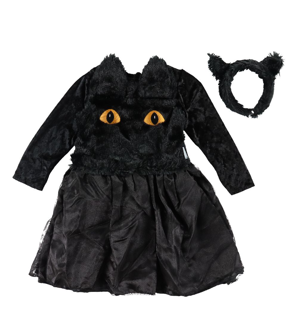 Den Goda Fen Kostüm - Schwarzes Katzenkleid - Schwarz - Den Goda Fen - 4-6 Jahre (104-116) - Kostüme von Den Goda Fen