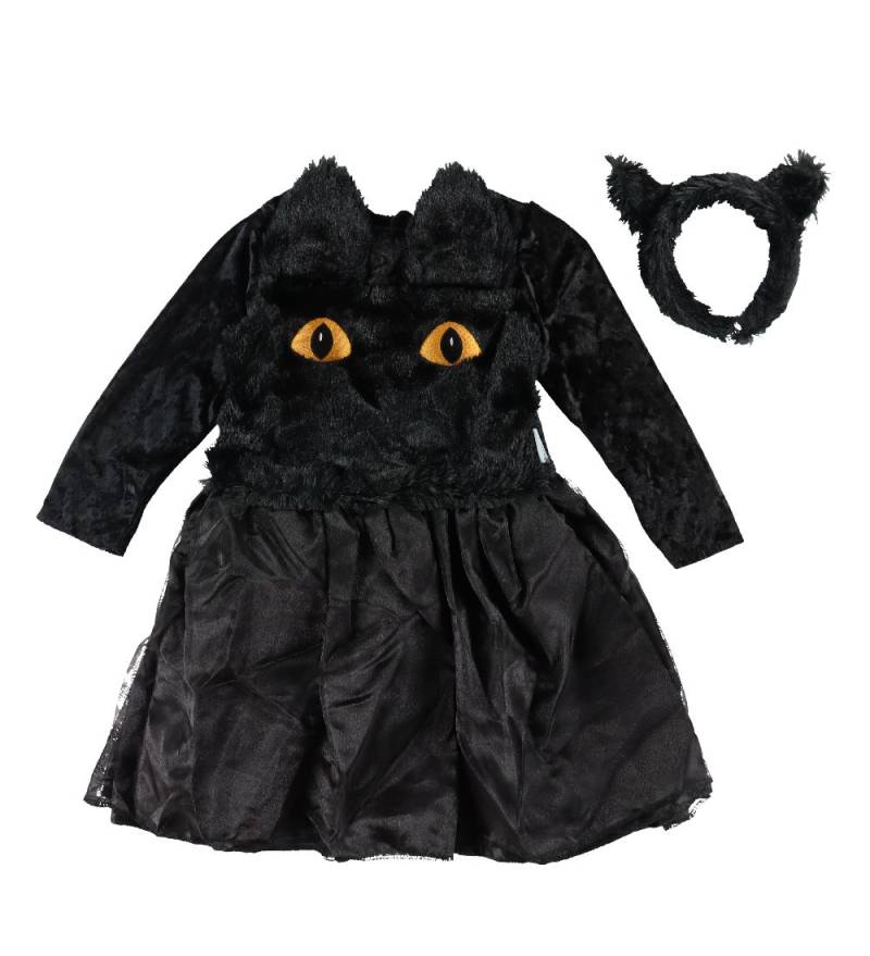 Den Goda Fen Kostüm - Schwarzes Katzenkleid - Schwarz - Den Goda Fen - 4-6 Jahre (104-116) - Kostüme von Den Goda Fen