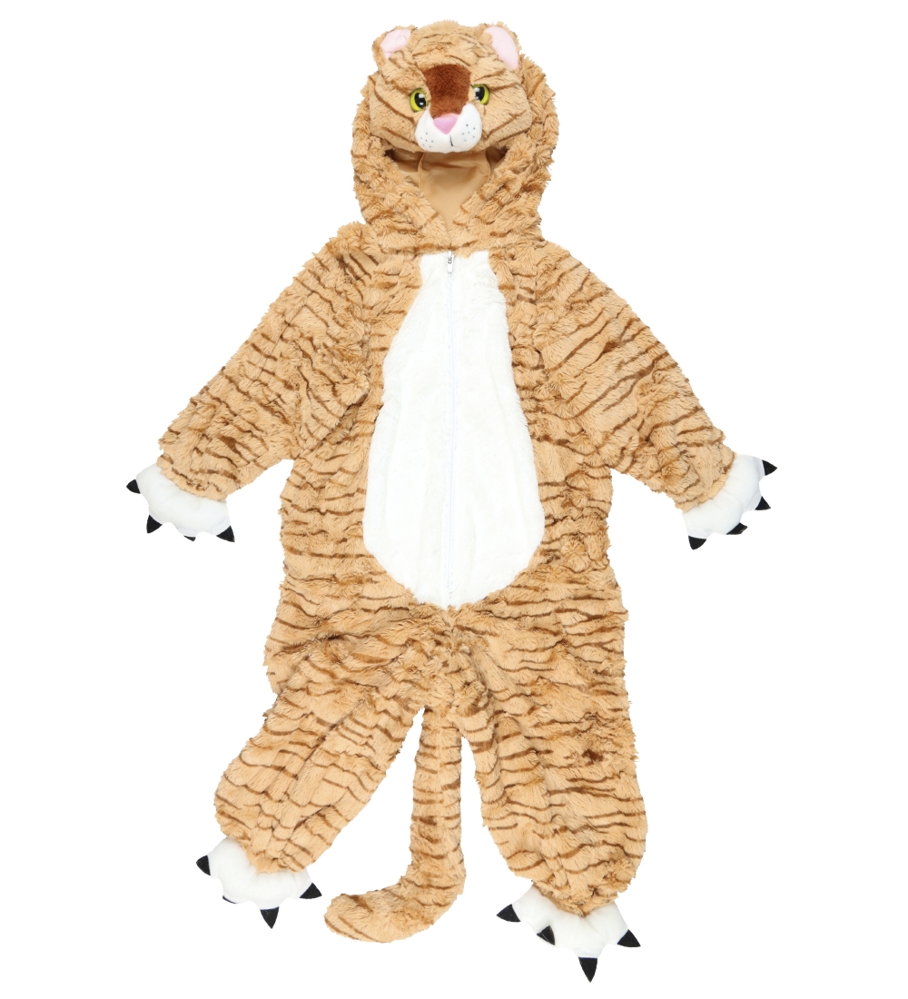 Den Goda Fen Kostüm - Tiger - Braun - Den Goda Fen - 3-4 Jahre (98-104) - Kostüme von Den Goda Fen