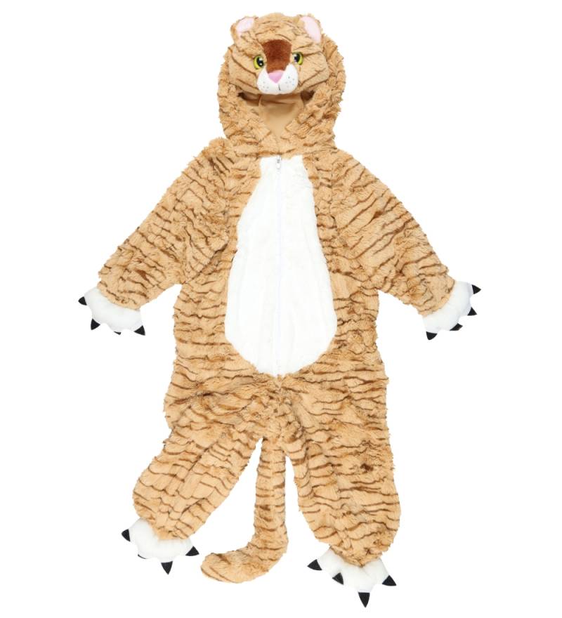 Den Goda Fen Kostüm - Tiger - Braun - Den Goda Fen - 3-4 Jahre (98-104) - Kostüme von Den Goda Fen