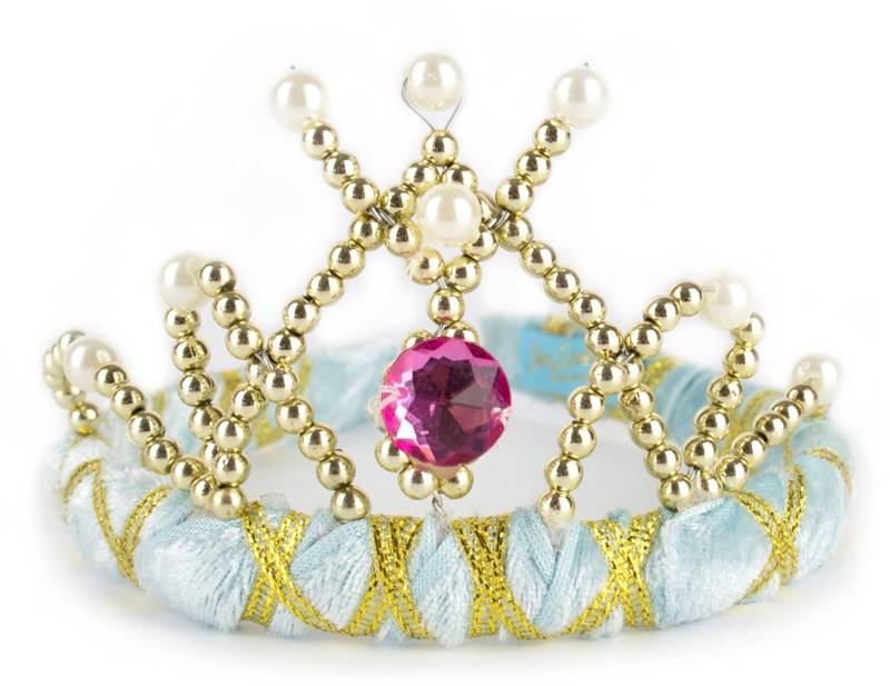 Den Goda Fen Verkleidung Tiara Samt, Türkis von Den Goda Fen