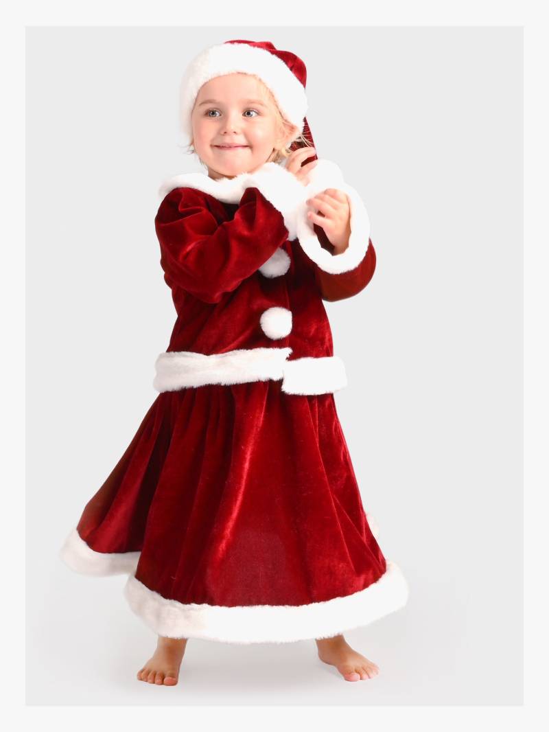 Den Goda Fen Weihnachtswichtelkostüm mit Rock und Wichtelmütze 110-116 cm, Rot Den Goda Fen Weihnachtswichtelkostüm mit Rock und Wichtelmütze 110-116 cm, Rot von Den Goda Fen