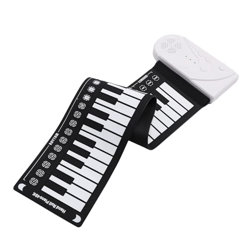 Denash 49 Taste Roll Up Tastatur Klavier, Elektronische Handrolle Tragbares Klavier mit 16 Tönen, 10 Rhythmen, 6 Demo -Songs, Digitaler Elektrischer Klavier -Tastatur Denash 49 Taste Roll Up Tastatur Klavier, Elektronische Handrolle Tragbares Klavier mit 16 Tönen, 10 Rhythmen, 6 Demo -Songs, Digitaler Elektrischer Klavier -Tastatur von Denash