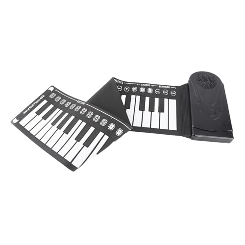 Denash 49 Tasten Rollen Klavier -Tastatur, Tragbare Digitale Elektrische Klavier -Tastatur 32 Level Beat Control Elektronische Handrollklavier für Anfänger Denash 49 Tasten Rollen Klavier -Tastatur, Tragbare Digitale Elektrische Klavier -Tastatur 32 Level Beat Control Elektronische Handrollklavier für Anfänger von Denash