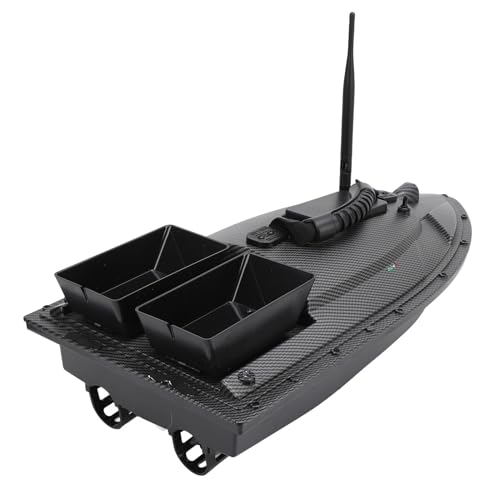 Denash 500 M Dual Motor GPS Auto Return RC Fishing -Köderboot für Pools, Fernbedienungsfisch -Köderboot mit Nachtlicht, Starkes ABS Material von Denash