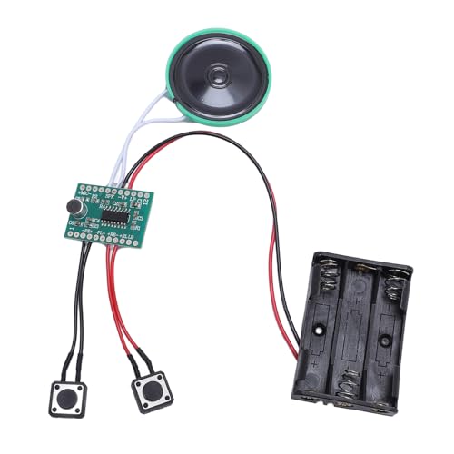 Denash Aufnahmebereich Soundmodul, Sprachaufzeichnungsmodul mit Lautsprecher 4 Minuten Rekordmusik für Grußkarte, Vollständig Geschweißter, Roter Linienschlüssel Aufnahmeschlüssel, Denash Aufnahmebereich Soundmodul, Sprachaufzeichnungsmodul mit Lautsprecher 4 Minuten Rekordmusik für Grußkarte, Vollständig Geschweißter, Roter Linienschlüssel Aufnahmeschlüssel, von Denash
