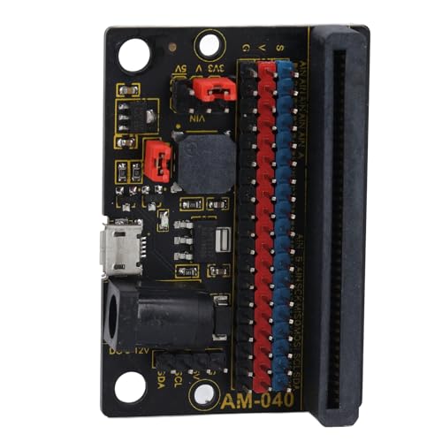 Denash Das Micro -Bit -IO Expansionsbrett mit Leistungsstarker 19 Pin Multi Kanal Funktionserweiterung für IoT Geräte, Unterstützt I2C und Spannungsschalter für Hersteller und Technologie Enthusiasten von Denash