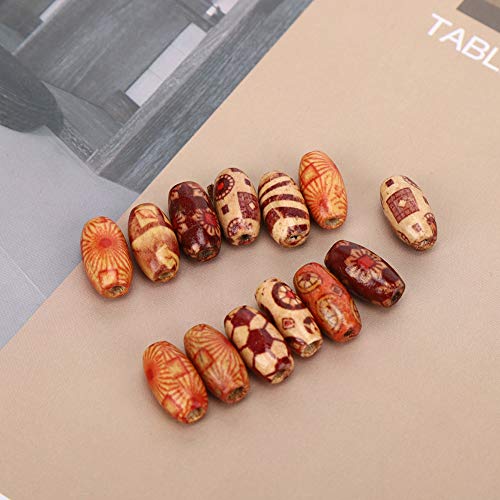 Denash Einzigartige Holzperlen Farbenfrohe Bemalt Gemischte Musterzubehör für DIY -Handwerk 15x7mm 200pcs Denash Einzigartige Holzperlen Farbenfrohe Bemalt Gemischte Musterzubehör für DIY -Handwerk 15x7mm 200pcs von Denash