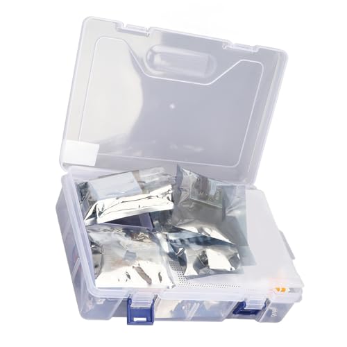 Denash Electronic Components Set, Premium Starter Kit für R3 mit Zuverlässigen Materialien und Einfacher Betrieb für Elektronische Erkundungen von Denash