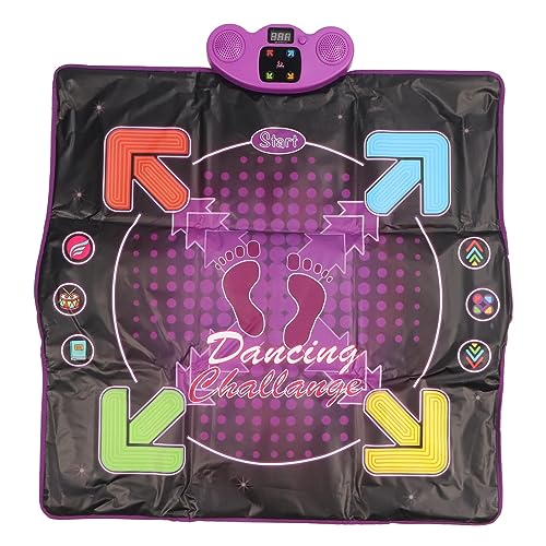Denash Electronic Dance Pad Game Toys Non Slip Dance Matte für, Leuchttanzpad mit Mikrofon für 3 Jahre Alt und Höher von Denash