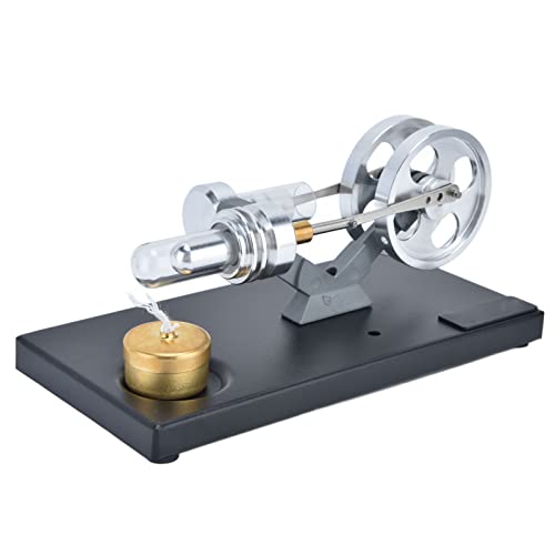 Denash Heißluft Stirling Motor Kit Aluminiumlegierung Stromgenerator Modell für Physik -Experiment -Lehrwerkzeug Denash Heißluft Stirling Motor Kit Aluminiumlegierung Stromgenerator Modell für Physik -Experiment -Lehrwerkzeug von Denash