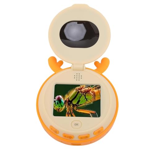 Denash Kids Microskop mit 2 "Bildschirm, 7 LED-Vergrößerung, Kamera-/Mikroskopmodus und PC-Verbindung, Tragbares Stammspielzeug für 3-13 Jahre Alt von Denash