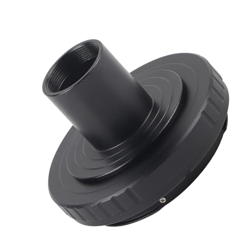 Denash Metalladapterring 23,2 Mm T -Montor -Mikroskop Augenhaut, Glatte Oberflächenfinish, Kompatibel mit den Meisten Augenmerkmalen, für SLR Kamerakörper von Denash