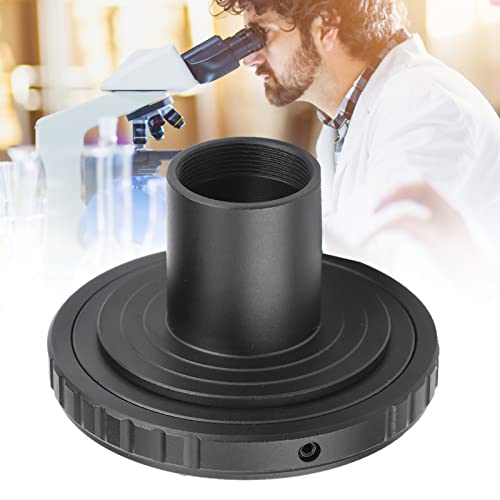 Denash Mikroskop -Augenhautadapterring Hochfestes Metallmontage für AI SLR -Kamera, Aufzeichnung von Mikroskopbildern für 23,2 Mm T Montor Mikroskop Okuliokope von Denash