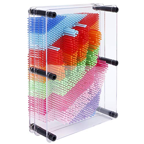 Denash Pin Skulptur 3D Art Board Spielzeugspielzeug Kreatives Bildungsgeschenk für Bürodekoration von Denash
