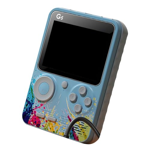 Denash -Spielekonsole mit Sensiblen Schlüsseln und 3,0 -Zoll Bildschirmgröße, Handheld Gaming Gerät Unterstützt Speicherkartenerweiterung, Perfektes Handheld Gamepad für (Blue) von Denash