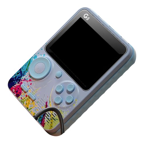 Denash -Spielekonsole mit Sensiblen Schlüsseln und 3,0 -Zoll Bildschirmgröße, Handheld Gaming Gerät Unterstützt Speicherkartenerweiterung, Perfektes Handheld Gamepad für (Farbenfrohes grau grün) von Denash